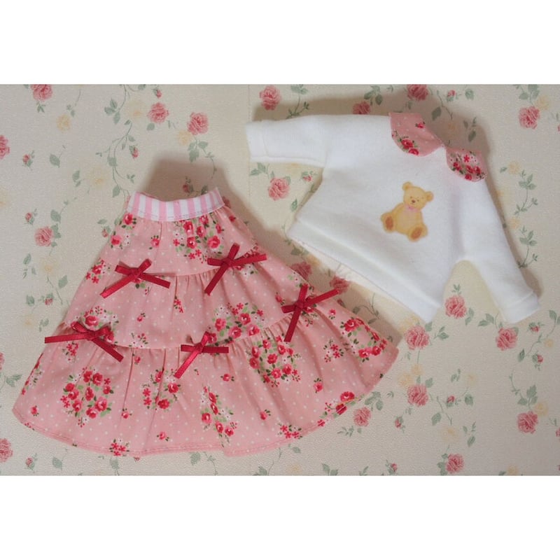 ハンドメイド◇タミーちゃんサイズお洋服セット スイートガール