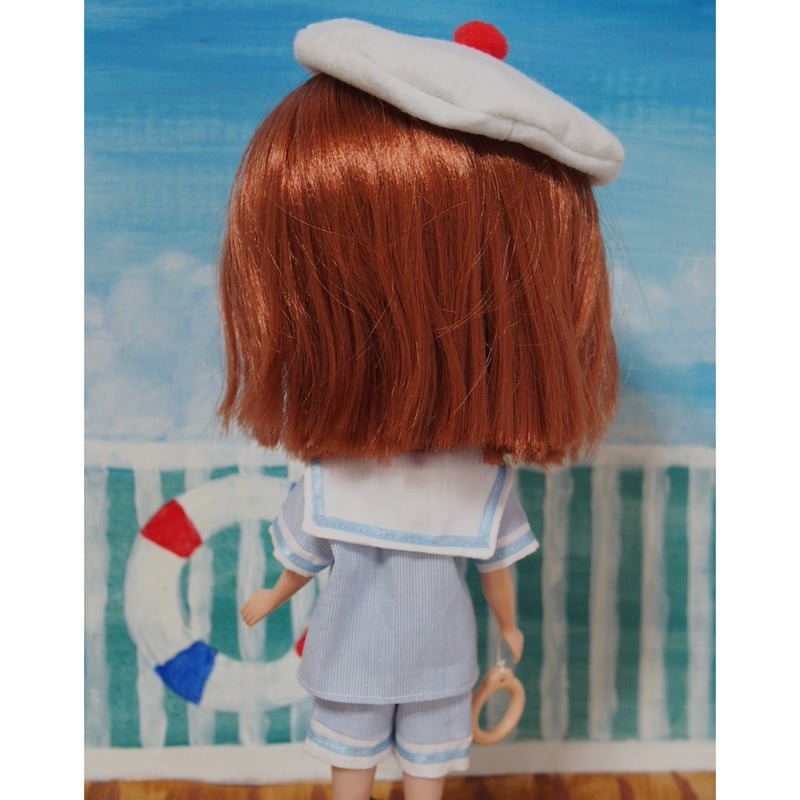 リカちゃん ブライス アウトフィット ～マリンワンピース～