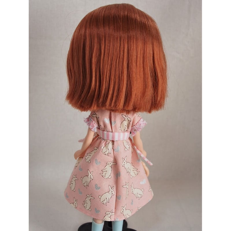 ネオブライス/リカちゃんサイズ◇ハンドメイドお洋服セット うさぎ柄