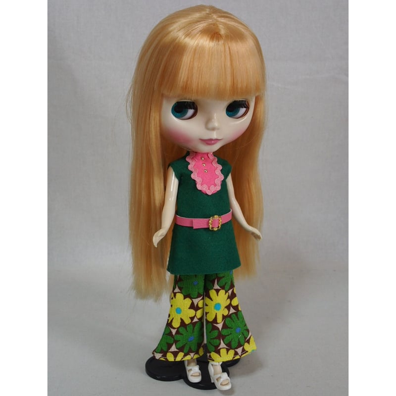 ハンドメイド◇ブライス/リカちゃんサイズお洋服セット サイケポップ
