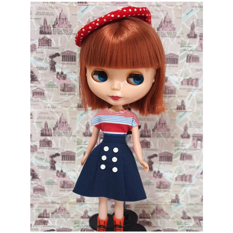 リカチャン♥️ブライス♥️洋服セット ハンドメイド*ネオブライス/リカちゃんサイズお洋服セット