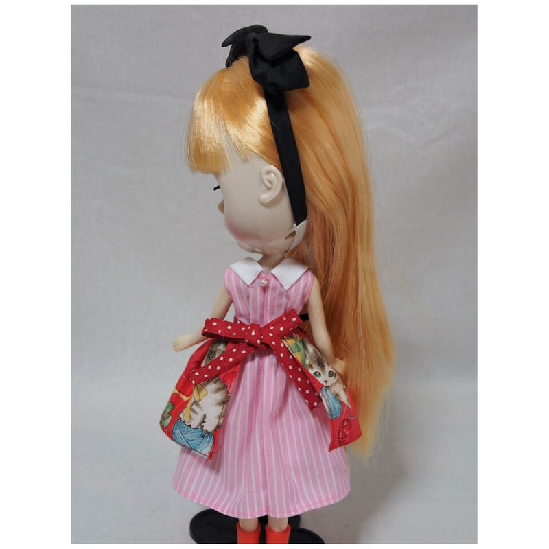 ハンドメイド◇ブライス/リカちゃんサイズお洋服セット キティダイナー