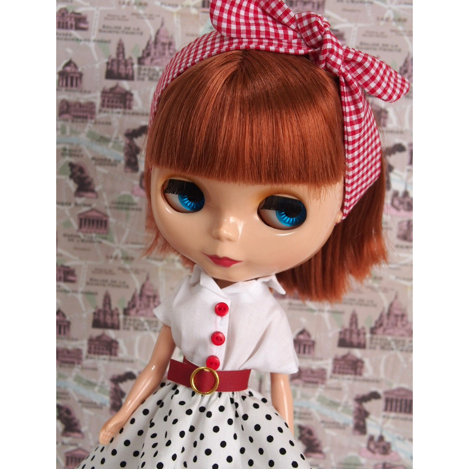 ネオブライス/リカちゃんサイズ◇ハンドメイドお洋服セット ローマへの