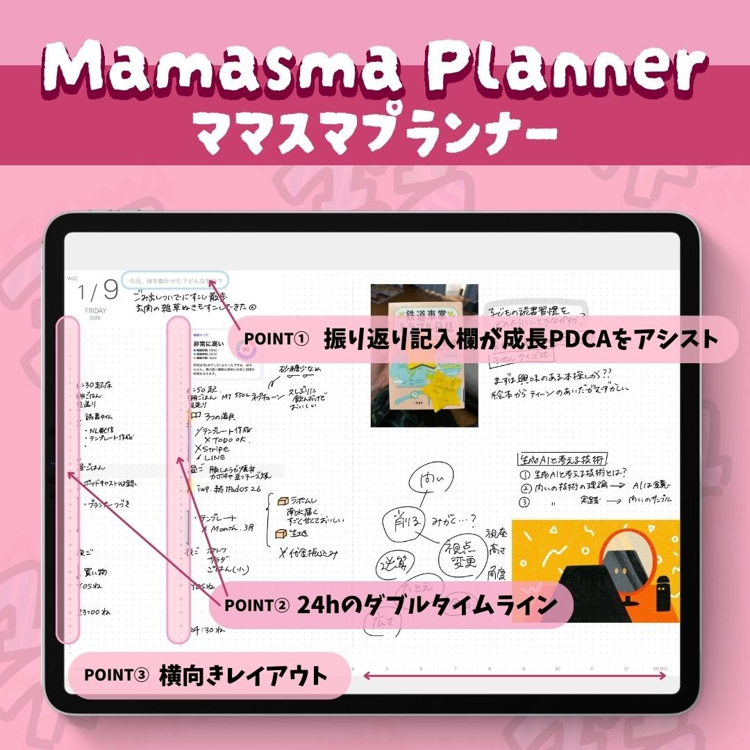 ママスマプランナー【1月始まり】 | iPad Workers