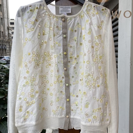 ANTIPAST - アンティパスト エンブロイダリー ブルゾン Antipast(アンティパスト) Garment-Dyed Blouse #black - リン