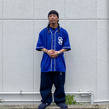 SG Baseball-Shirt "Blue" (ベースボールシャツ)