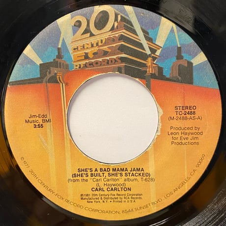 CARL CARLTON / She's A Bad Mama Jama (7inch)