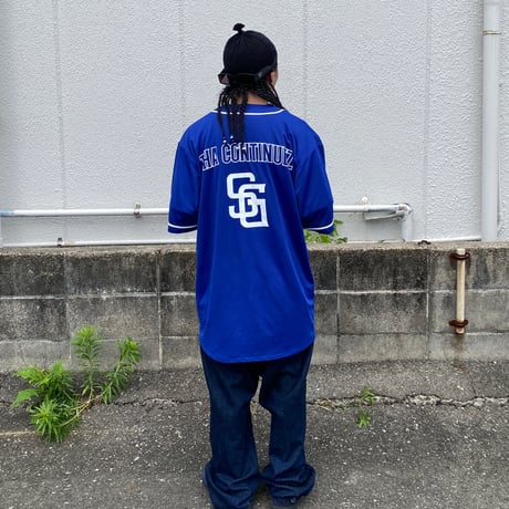 SG Baseball-Shirt "Blue" (ベースボールシャツ)