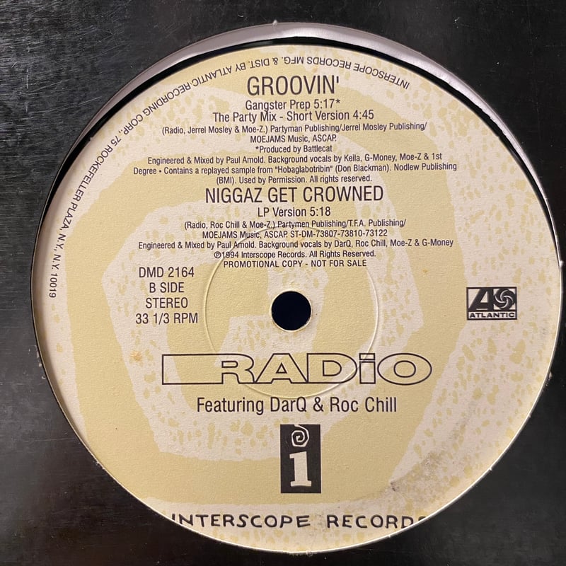 RADIO GROOViN' シングル Groovin' by Radio (CD Single 1994 Interscope Records) in Long