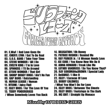 DJ BOOTY-GORIS / GFR Source Mix  (MIXCD)