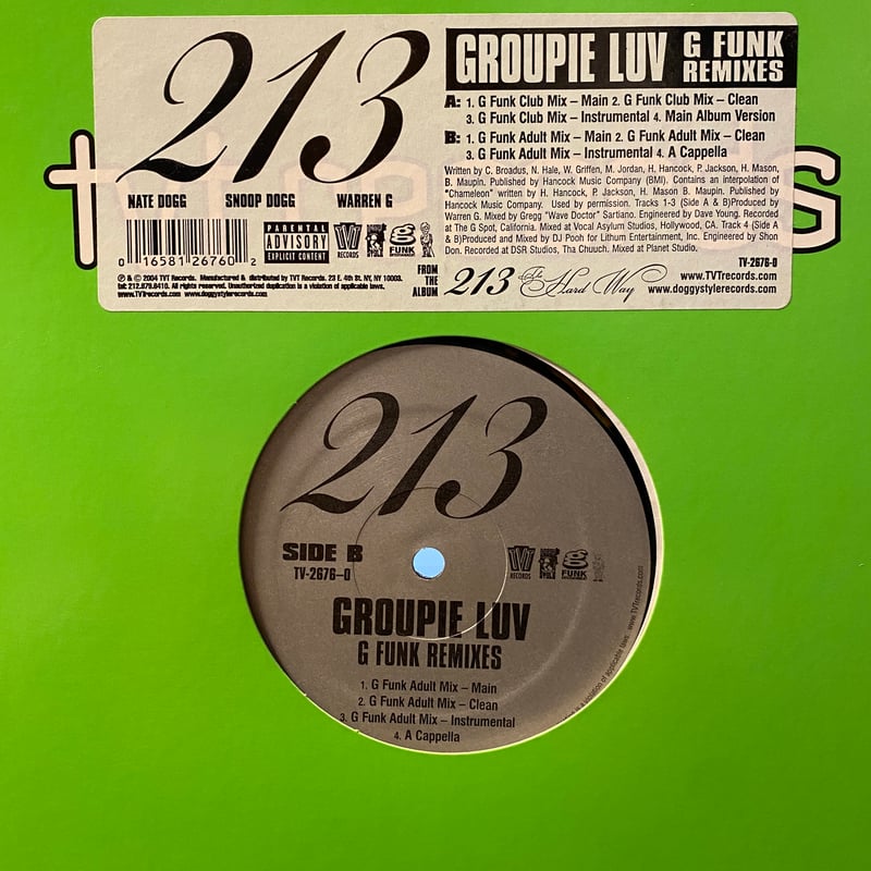 213 / Groupie Luv -Gfunk remix- (12inch) | Gori