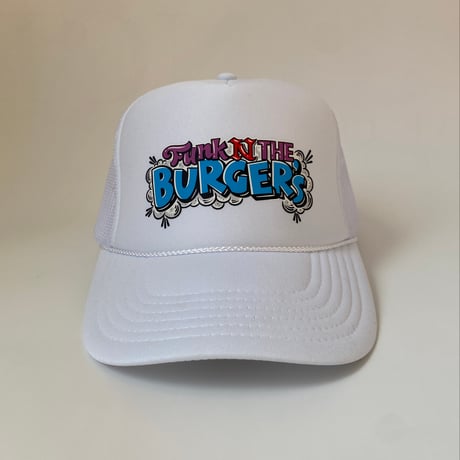 FUNK IN THE BURGER'S CAP -White- (メッシュキャップ）