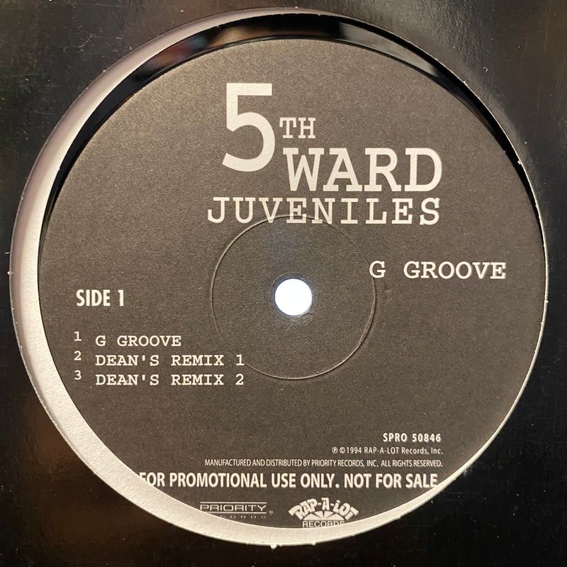 5th WARD JUVENILEZ / G-Groove (12inch) | Gorill