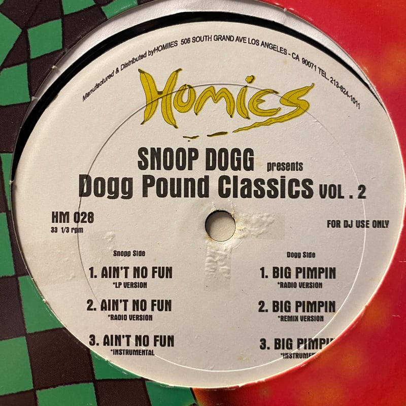 SNOOP DOGGY DOGG / Ain't No Fun (12inch) | Gori