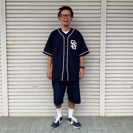 SG Baseball-Shirt "Navy" (ベースボールシャツ)