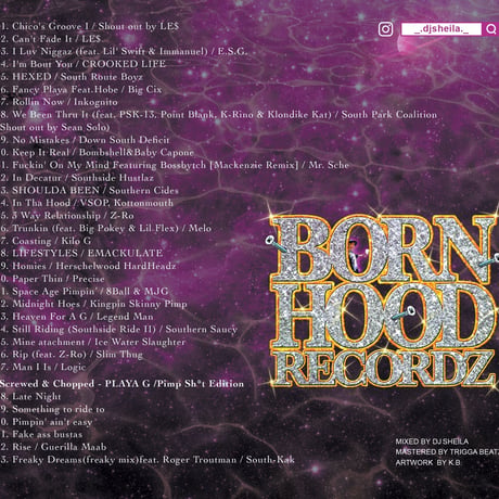 DJ SHEILA / SO SOUTHSIDE-TRILL MIX (MIXCD)