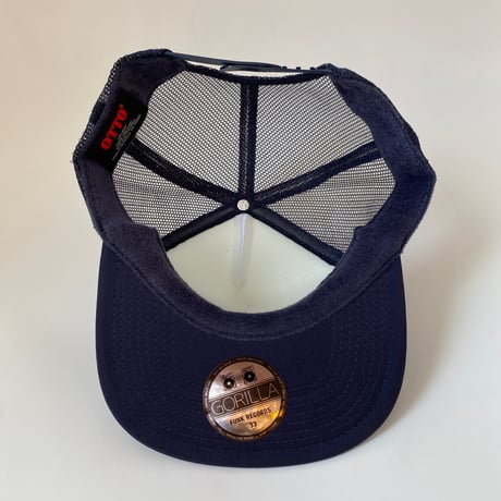 FunkLAger CAP -Navy x White- (メッシュキャップ）