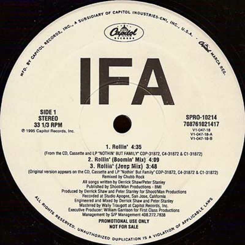 IFA / Rollin' (12inch) | Gorilla Funk Records