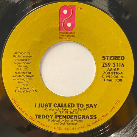 TEDDY PENDERGRASS / Love T.K.O. (7inch)