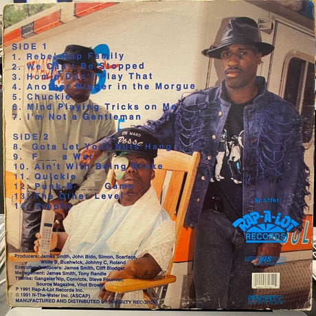 GETO BOYS / We Can't Be Stopped (LP)