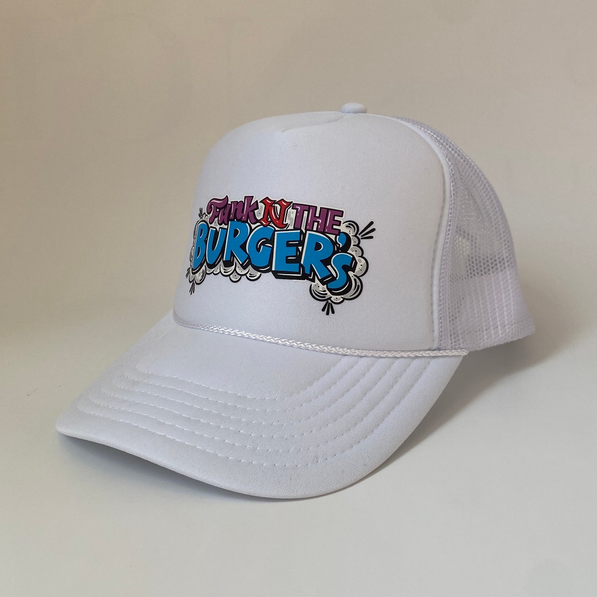 FUNK IN THE BURGER'S CAP -White- (メッシュキャップ） | G