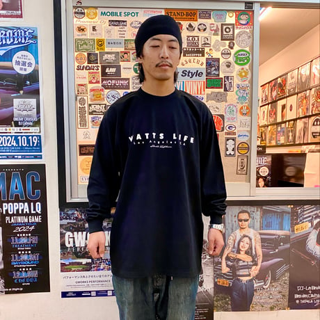 WATTS LIFE Long Sleeve  (長袖Tシャツ)