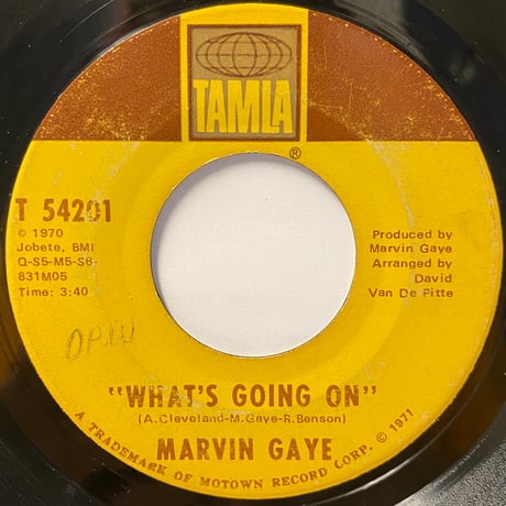 MARVIN GAYE / What's Going On (7inch)