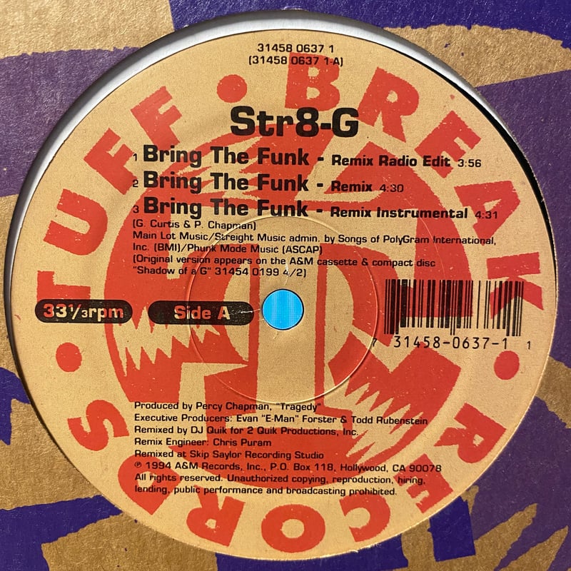 STR8-G / Bring The Funk remix (12inch) | Gorill