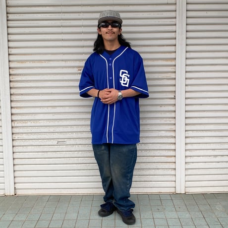 SG Baseball-Shirt "Blue" (ベースボールシャツ)
