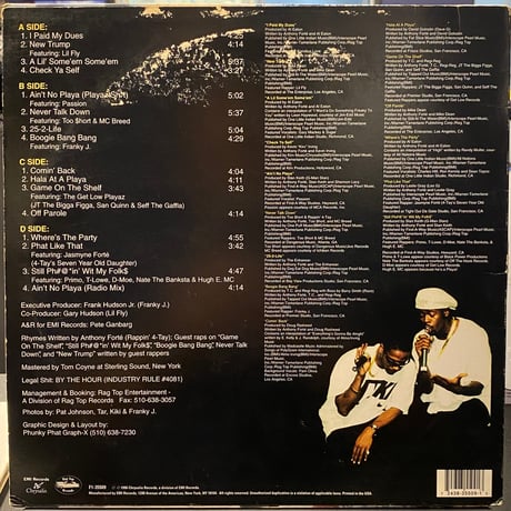 RAPPIN' 4-TAY / Off Parole (2LP)