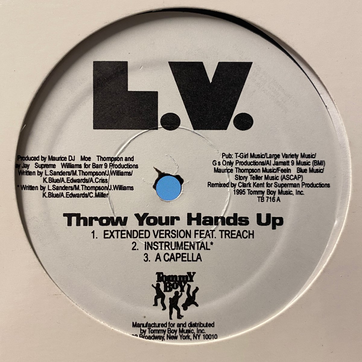 L.V. / Throw Your Hands Upremix (12inch) Go...