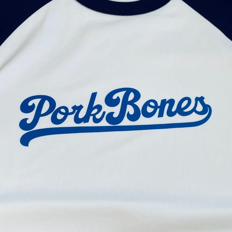 PorkBones Raglan T-Shirts (ラグランロングスリーブ）