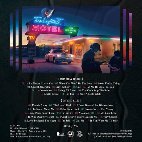 RHYME&B × DJ YMG / Two Lights Ⅱ(MIXCD)