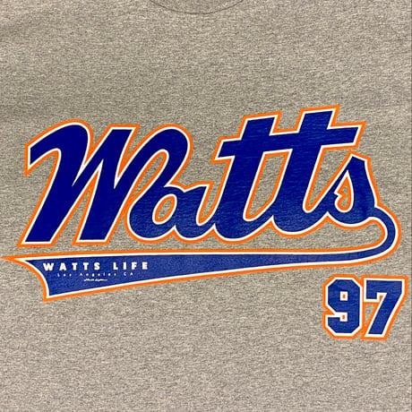 WATTS Long Sleeve  (長袖Tシャツ)
