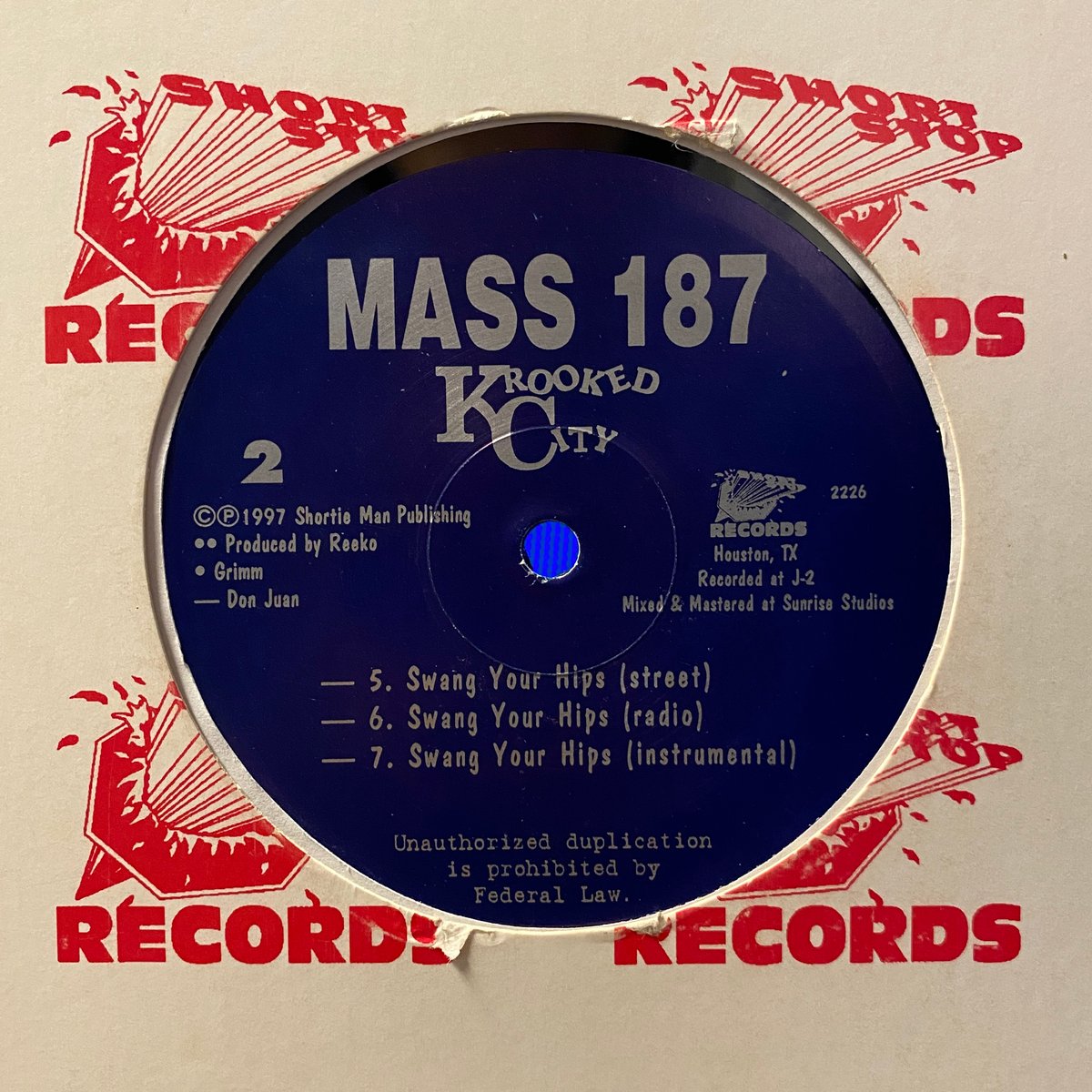 MASS 187 / Swang Your Hips (12inch) | Gorilla F