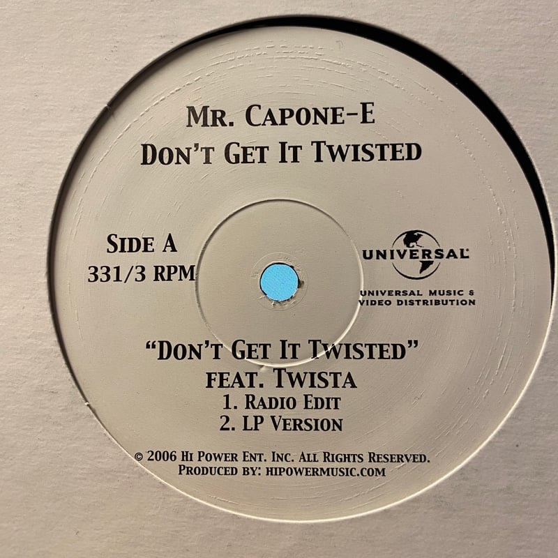 MR. CAPONE-E / Don't Get It Twisted (12inch) |