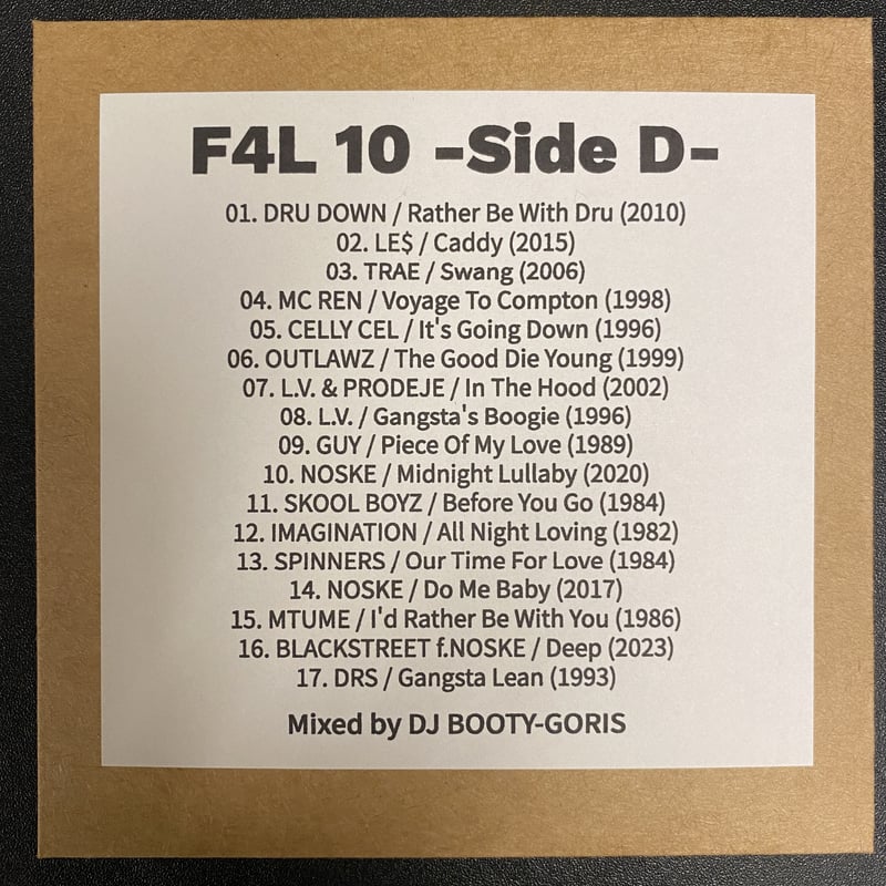 DJ BOOTY-GORIS / Funk 4 Life vol.10 (2MIXCD) |