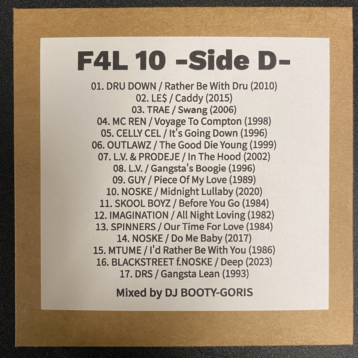 DJ BOOTY-GORIS / Funk 4 Life vol.10 (2MIXCD) |