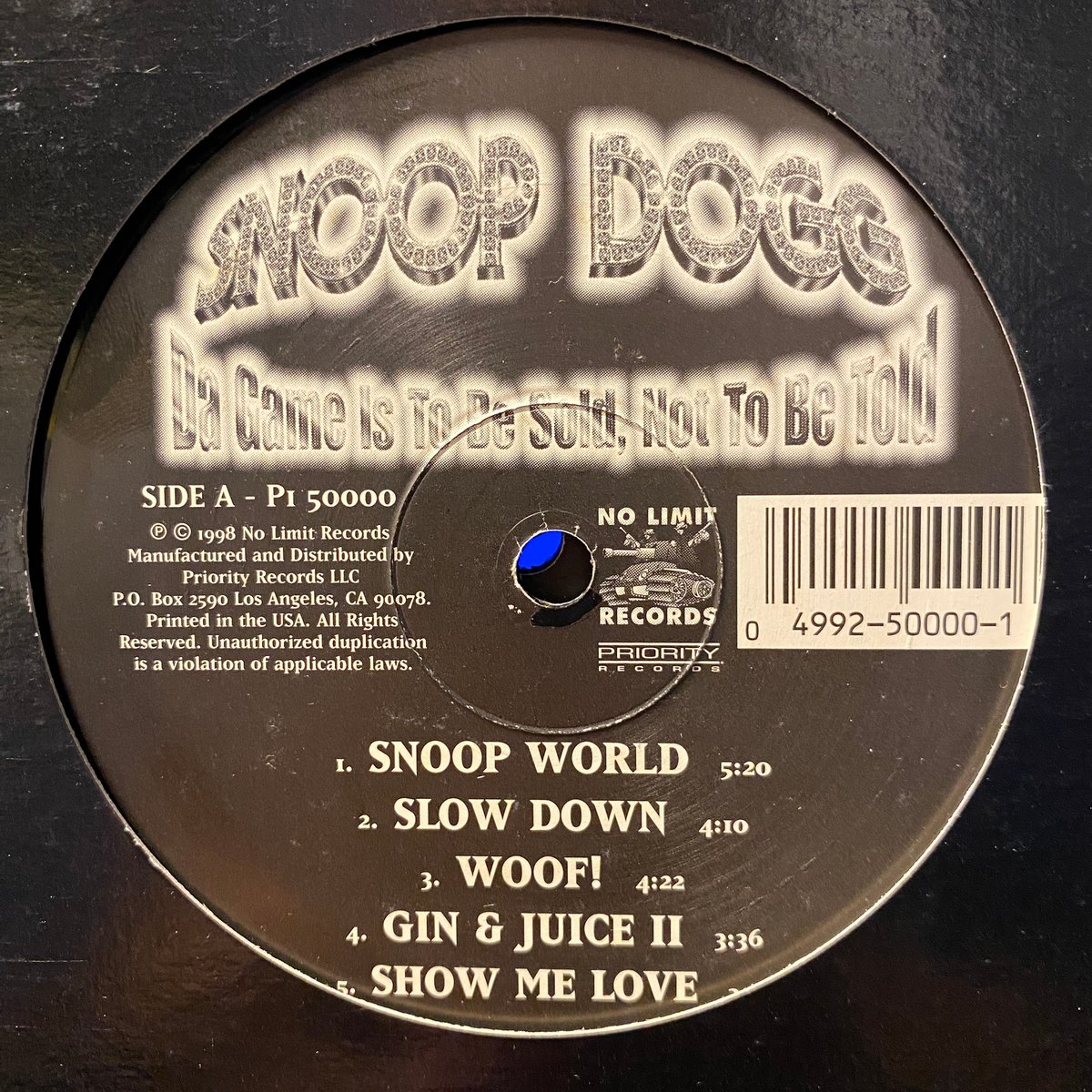 SNOOP DOGG / Da Game Is To Be Sold, Not To Be T