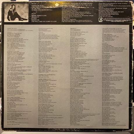 PATRICE RUSHEN / Straight From The Heart (LP)