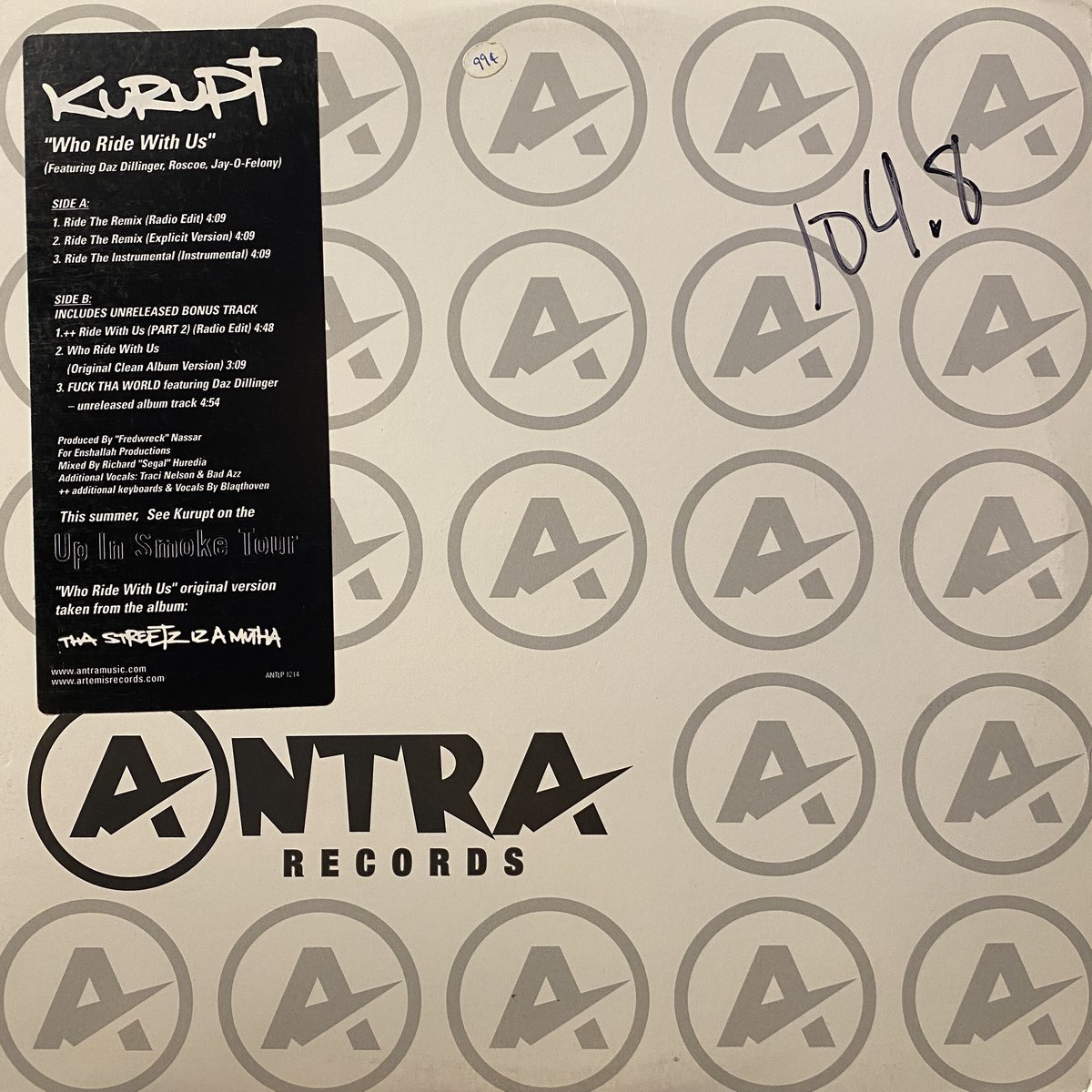 KURUPT / Who Ride Wit Us-ride the remix- (12inc 