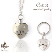 オールステンレス クリメイションジュエリー「Cat ・3」