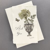 押し花カード　vase1