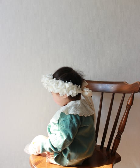linen ribbon crown［予約］