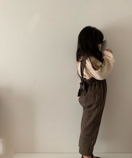 back ribbon salopette