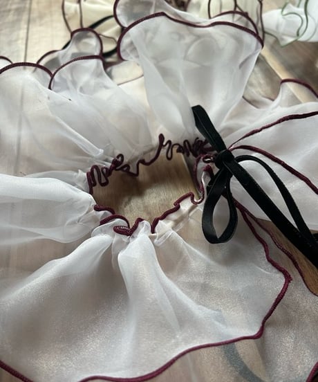 【25aw】piping volume collar［予約］