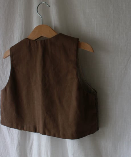 【24aw】tweed vest