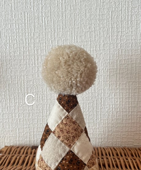 【24aw】patchwork partyhat