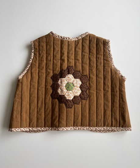 【24aw】patchwork  vest 〈予約販売〉