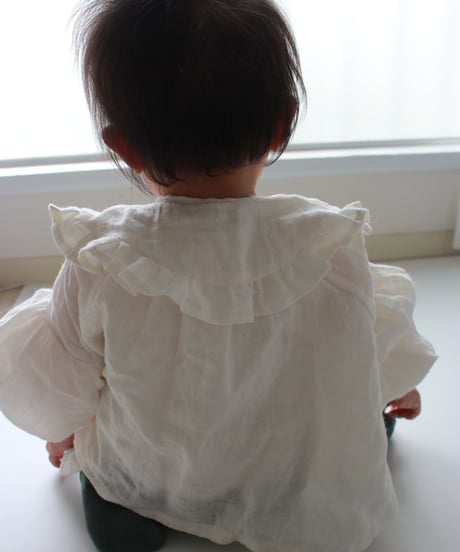 【予約】Voluminous linen costume
